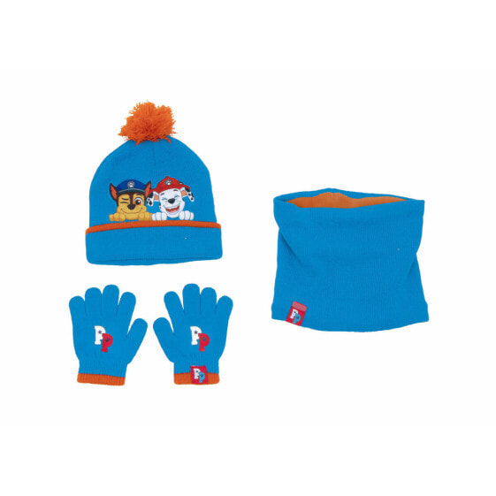 Hat, Gloves and Neck Warmer The Paw Patrol Friendship Blue