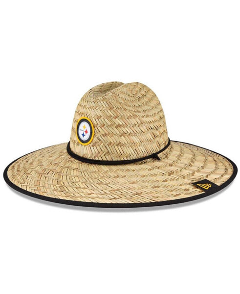 Men's Natural Pittsburgh Steelers 2021 NFL Training Camp Official Straw Lifeguard Hat