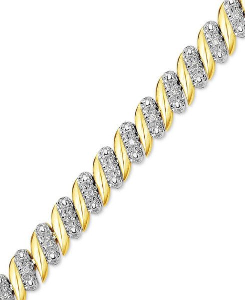 Браслет Macy's Diamond Zig Zag