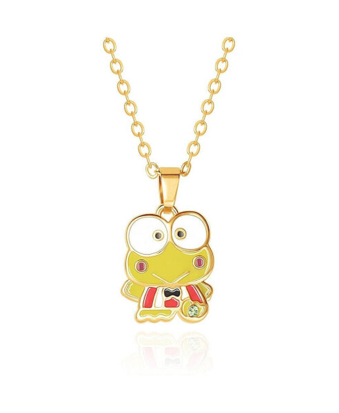 Hello Kitty sanrio Enamel Kerropi 3D Pendant, 16+ 2'' Chain