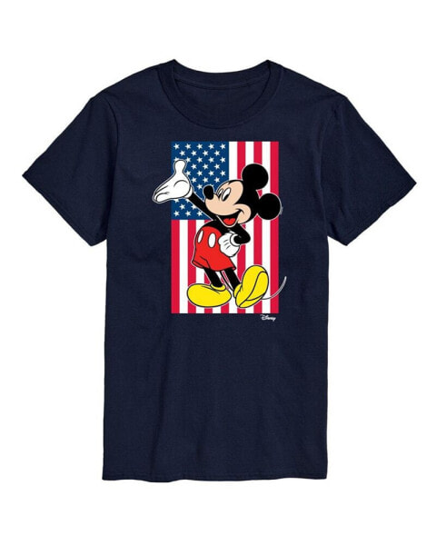 Hybrid Apparel Mickey Flag Mens Short Sleeve Tee