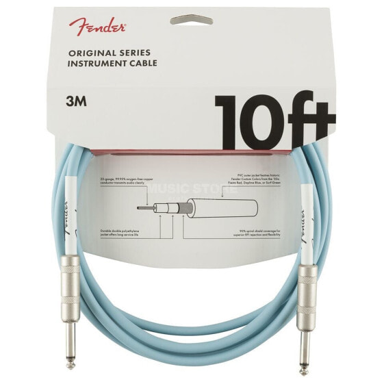 Fender Original Series Instrument Cable 3m (Daphne Blue)