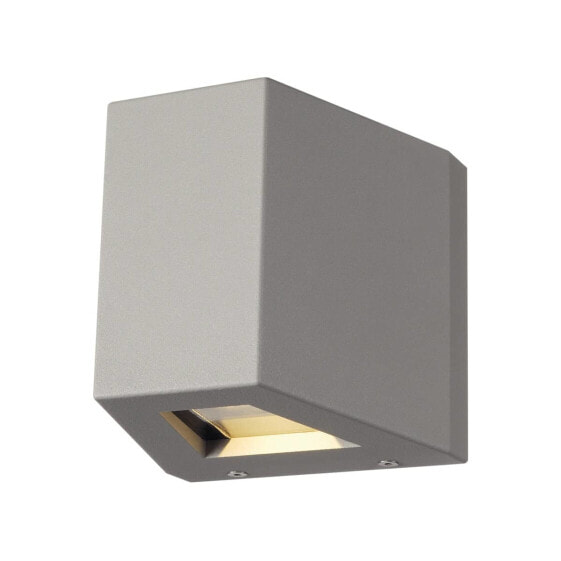 SLV OUT Beam - Surfaced - Square - 2 bulb(s) - 3000 K - IP44 - Grey