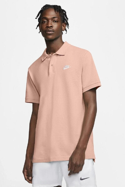 Футболка Nike Sportswear Polo Tee Cotton Pamuklu Somon Polo Tişört