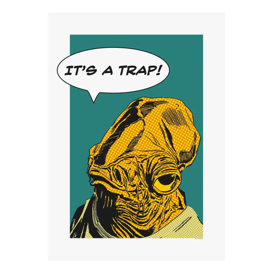 Wandbild Star Wars Comic Quote Ackbar