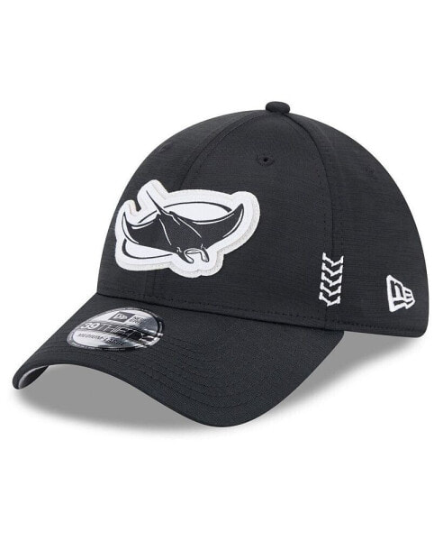 Men's Black Tampa Bay Rays 2024 Clubhouse 39THIRTY Flex Fit Hat