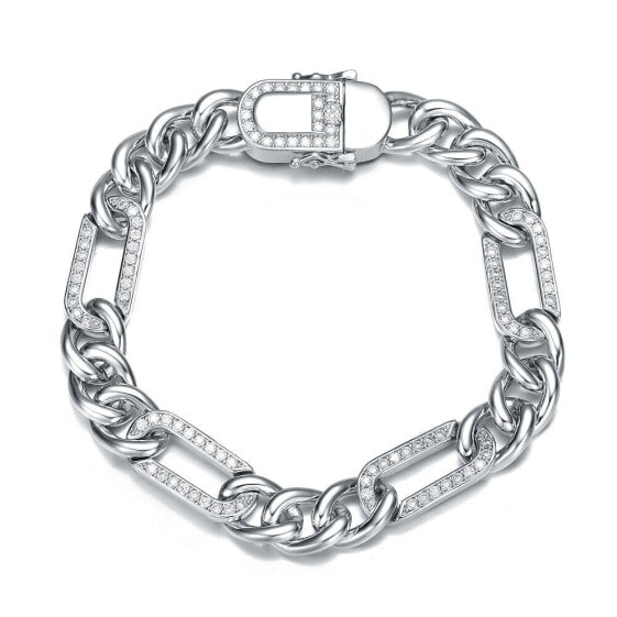 Браслет Genevive Iced Out Curb Chain