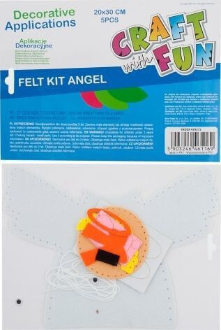 Craft with Fun CF ZESTAW KREATYWNY FILC ANIOL 23X29 PBH 12/288