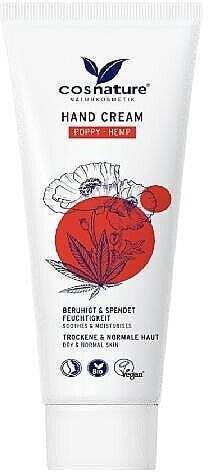 Handcreme mit Mohn- und Hanföl