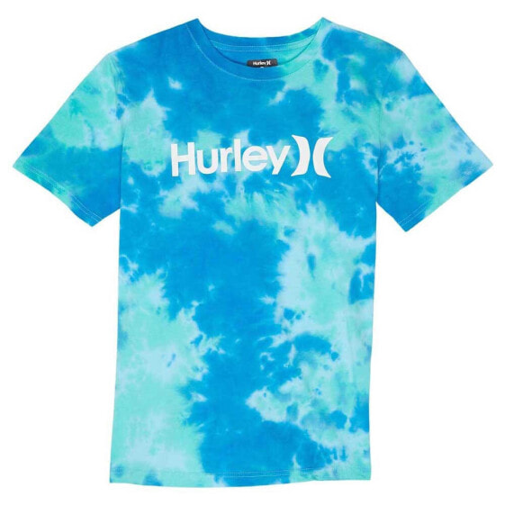 HURLEY Tie Dye Acid Wash short sleeve T-shirt