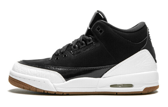 Кроссовки Jordan Air Jordan 3 Retro Black White Gum GS 441140-022