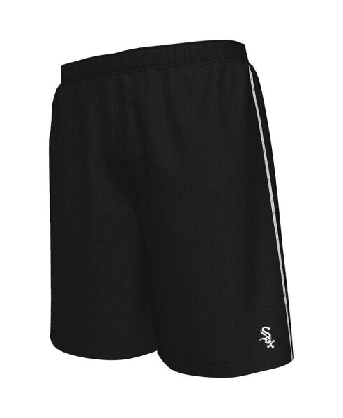 Men's Black Chicago White Sox Big and Tall Mesh Shorts