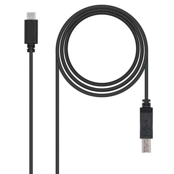 NANOCABLE 10.01.2201 2.0 USB-C To usb-b cable 1 m