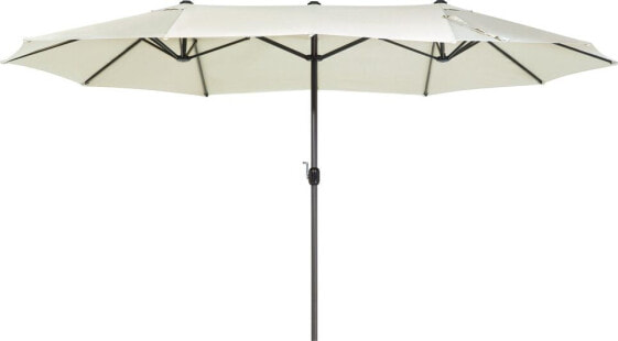 Beliani Parasol ogrodowy 270 x 460 cm beżowy SIBILLA (61906)