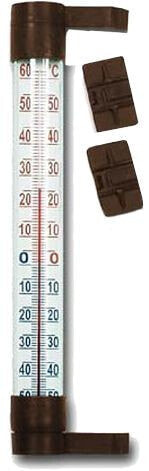 Оконный термометр TERDENS 19,5 см коричневый