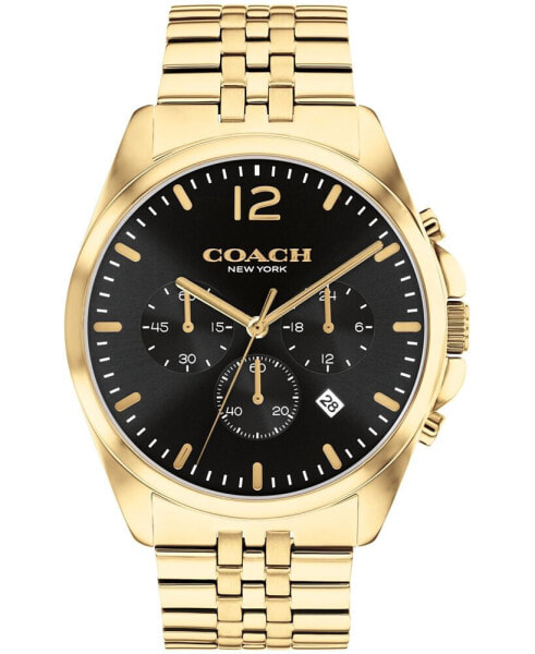 Часы COACH Greyson Gold-Tone Stainless Steel Watch