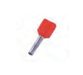 Intercable ICIAE18Z - Wire end sleeve - Red - 1 mm² - 1.5 cm - 100 pc(s)