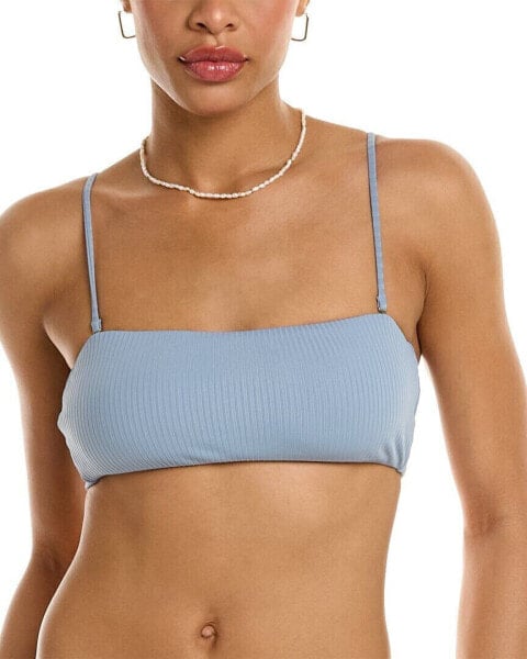 Madewell Nic Bandeau Bikini Top Women's Blue S