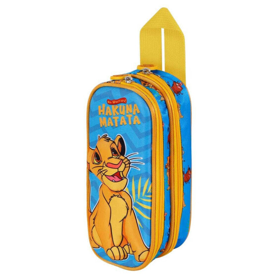 KARACTERMANIA Disney Lion King Hakuna 3D Double Pencil Case