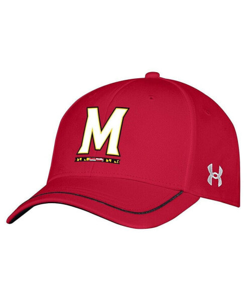 Youth Boys and Girls Red Maryland Terrapins Blitzing Accent Performance Adjustable Hat