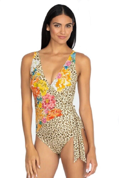 Johnny Was Leopard Wrap One Piece - CSW3222-H Retail $198.00