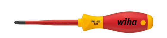 Wiha SoftFinish - 21.8 cm - 95 g - Red/Yellow