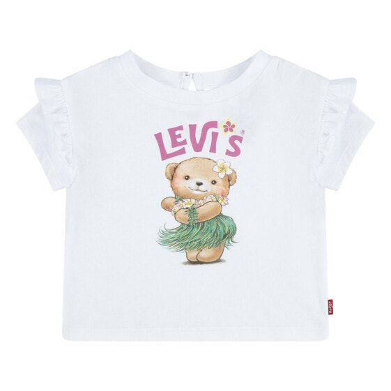 LEVI´S ® KIDS Hula Ruffle Shoulder short sleeve T-shirt