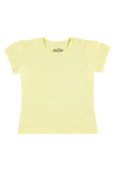 Kız Bebek Tişört 6-18 Ay Sarı
