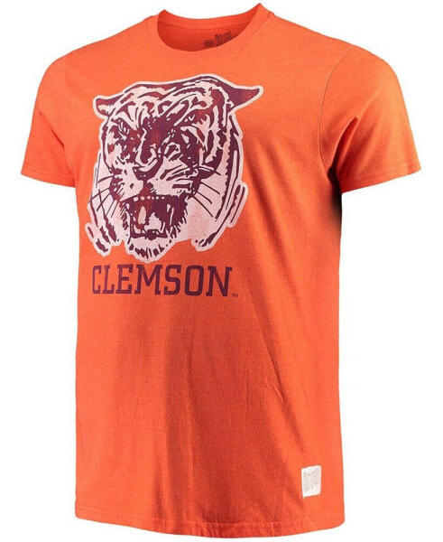 Men's Orange Clemson Tigers Big and Tall Mock Twist T-shirt