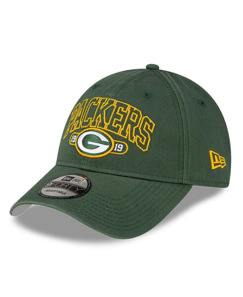 Men's Green Green Bay Packers Outline 9FORTY Snapback Hat