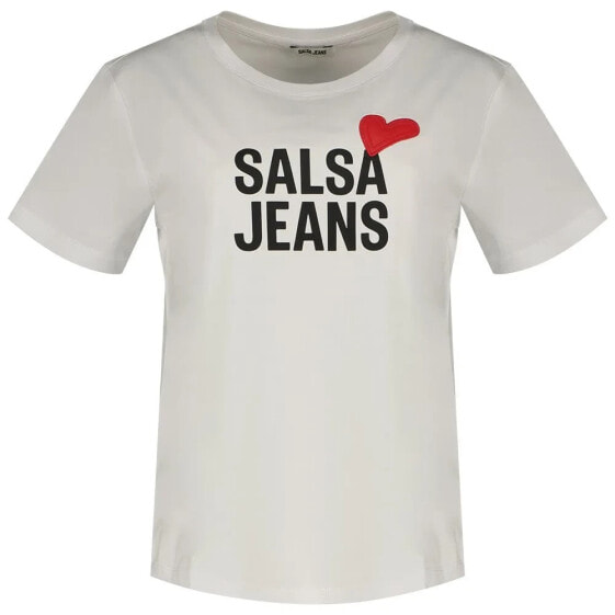 SALSA JEANS Heart Branding short sleeve T-shirt