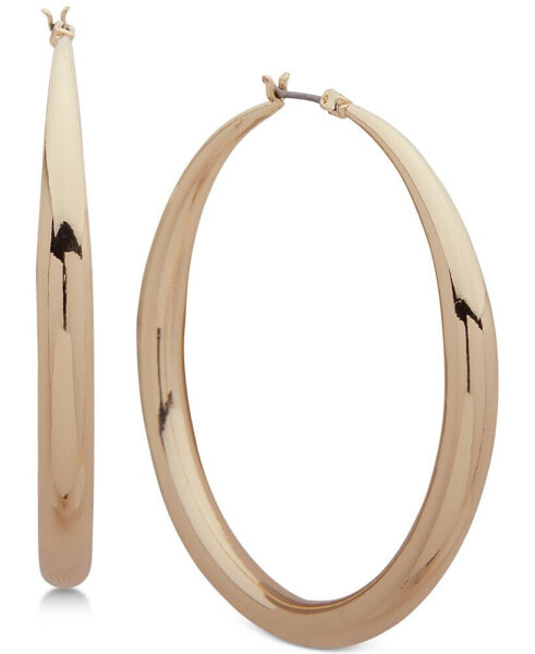 Tapered Medium Hoop Earrings