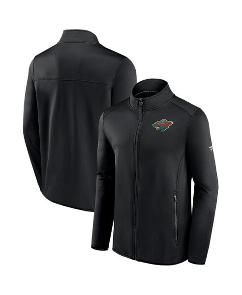 Куртка мужская Fanatics Minnesota Wild черная из флиса Authentic Pro Rink.