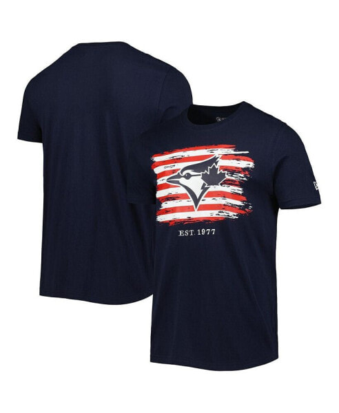 Men's Navy Toronto Blue Jays 4th of July Jersey T-shirt