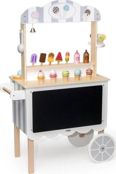 Игровой набор Viga Toys VIGA Mobile Store Ice Cream Parlor Confectionery 3in1 Кондитерская (Мобильная лавка мороженого)
