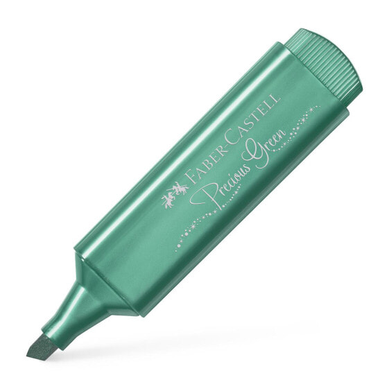 FABER-CASTELL Highlighter TL 46 Metallic precious green - 1 pc(s) - Metallic green - Green - Metallic precious green - Rectangle - Water-based ink