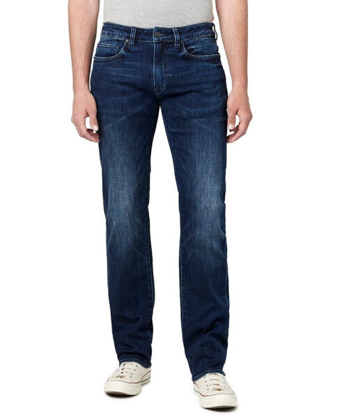 Buffalo Men's Straight Six Whiskered Faded Jeans