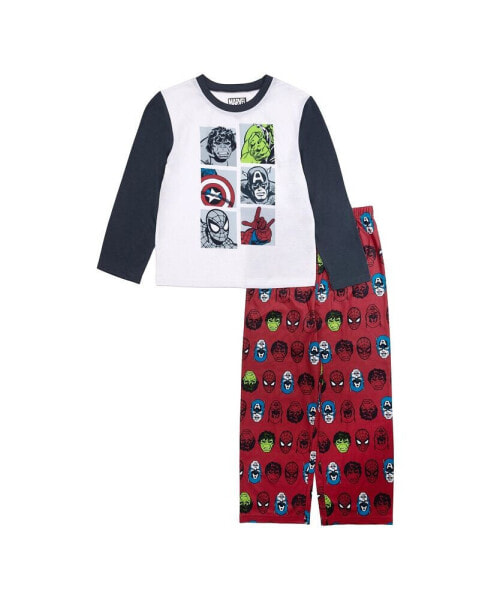 Little Boy Character Long Sleeve Long Leg, 2 piece set