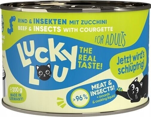 Lucky Lou Lucky Lou Lifestage Adult Wołowina i owady puszka 200g