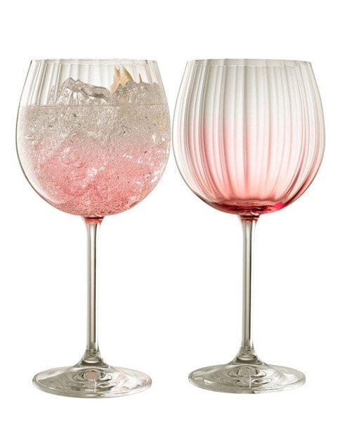 Galway Crystal Erne Gin Tonic Glasses, Set of 2