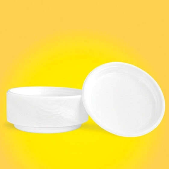 Одноразовая посуда Office Products Тарелка пластиковая OFFICE PRODUCTS, диаметр 22 см, 100 шт., белая