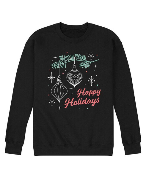 Men's Happy Holidays Fleece T-shirt