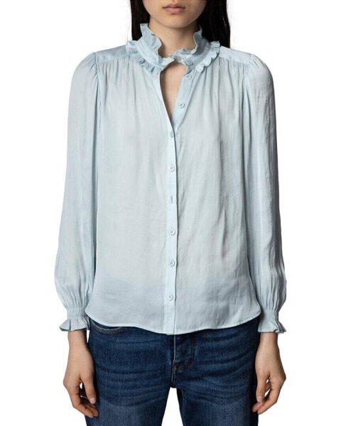 Zadig & Voltaire Tacca Satin Shirt Women's