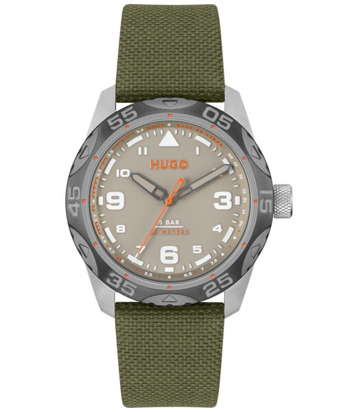 Часы Hugo Boss Trek Nylon Green 42mm