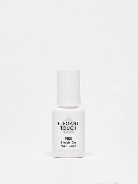 Elegant Touch Brush On Nail Glue - Pink 