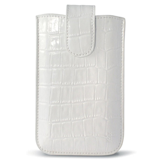 KSIX Gold Croco L Leather Cover