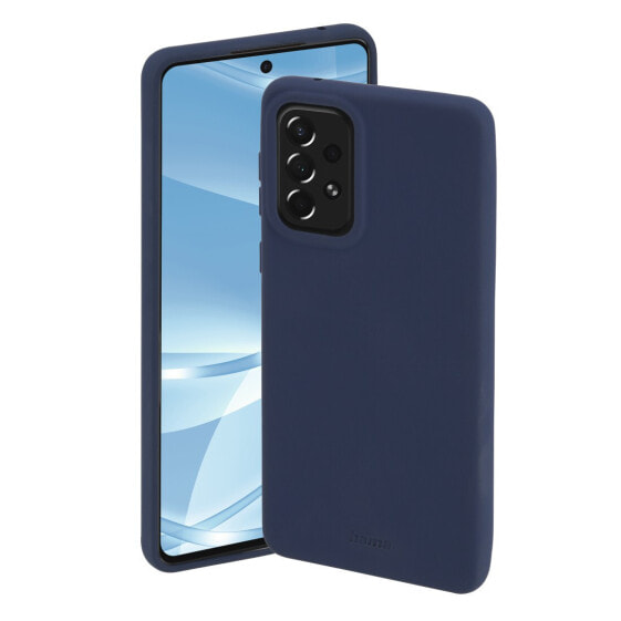 Чехол для Samsung Galaxy A53 5G с фирменным стилем Hama Finest Feel 16.5 см (6.5") - голубой