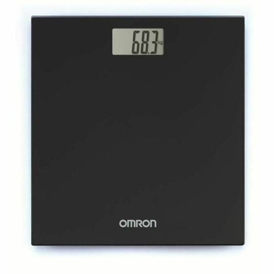 Цифровые весы для ванной Omron 29 x 27 x 2,2 cm Чёрный Cтекло