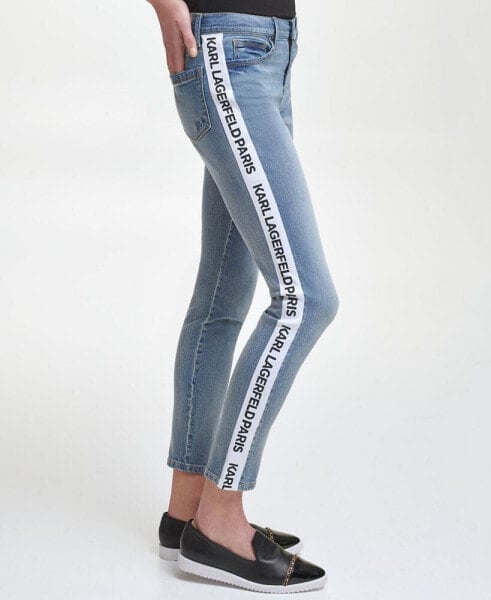 Women's Contrast Logo Taping Jeans