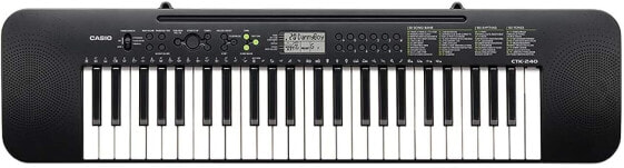 Синтезатор CASIO CTK-240 с 49 клавишами, черный